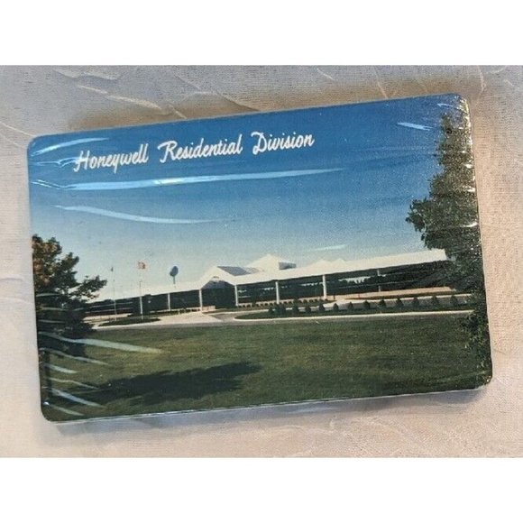 NOS Honeywell Playing Cards Sealed Bridge Deck Residential Division Building Set - Picture 13 of 16